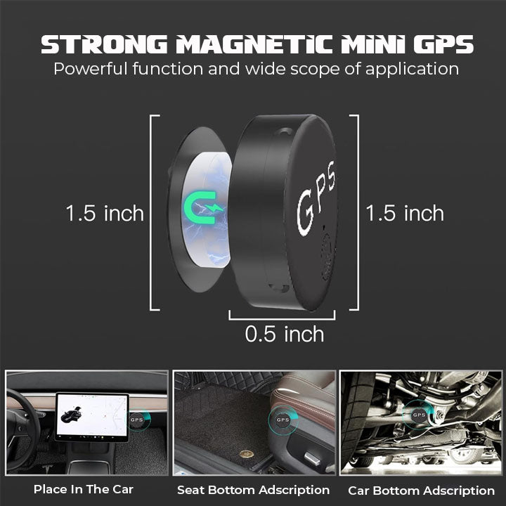 GPSDELUX™ PROMAX EasyFind Mini Magnetic GPS Tracker