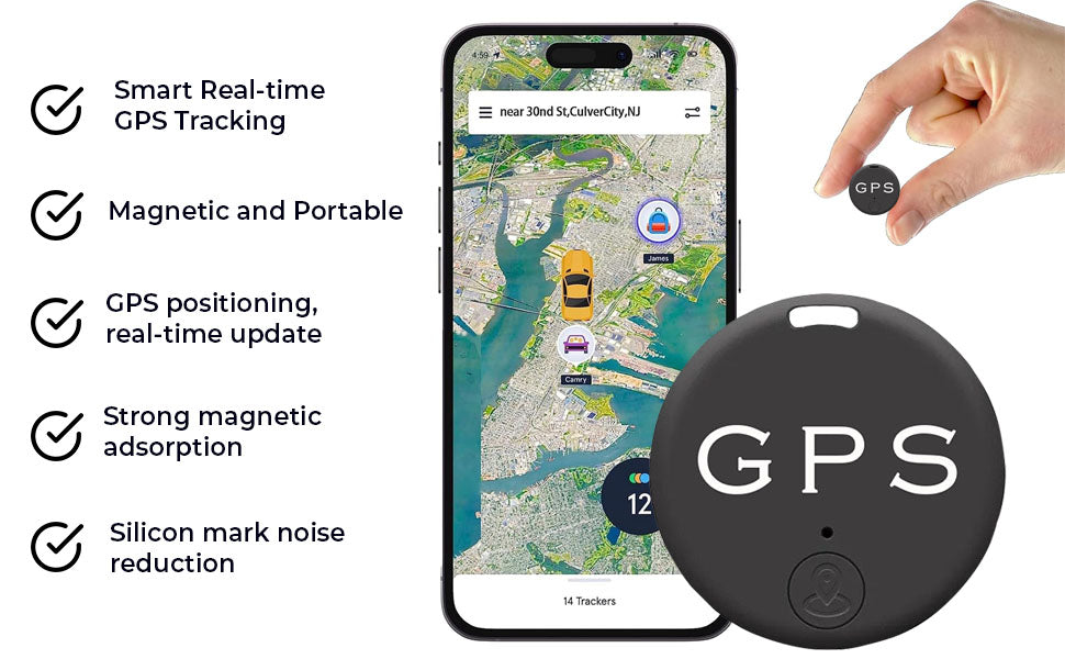 GPSDELUX™ PROMAX EasyFind Mini Magnetic GPS Tracker